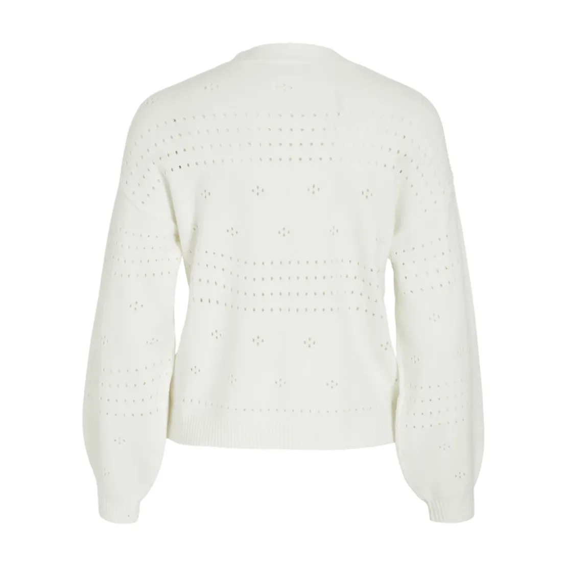 VilaCardigan manches longues en viscose Ril blanc Faye