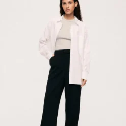 VilaChemise regular fit manches longues blanc Mina