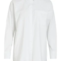 VilaChemise regular fit manches longues blanc Mina