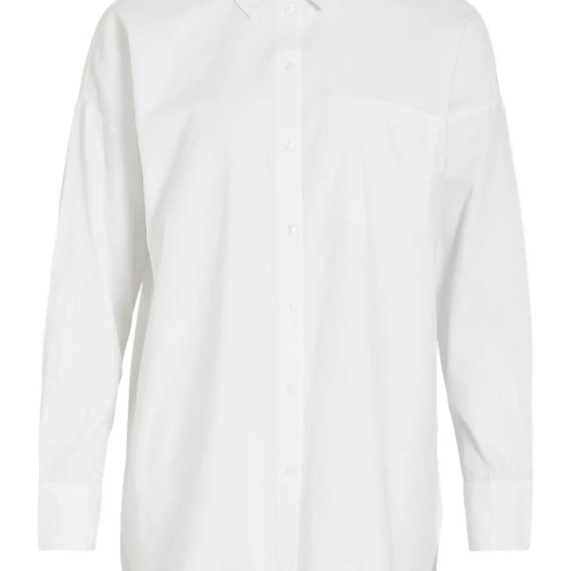 VilaChemise regular fit manches longues blanc Mina
