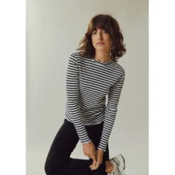 VilaPantalon regular fit noir en viscose