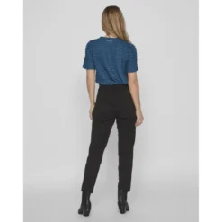 VilaPantalon slim fit noir