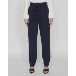 VilaPantalon taille haute Clava bleu Ruby