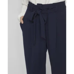VilaPantalon taille haute Clava bleu Ruby