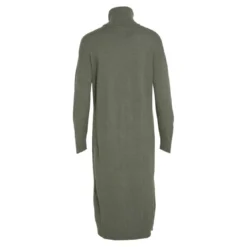 VilaRobe midi manches longues en viscose vert Lou