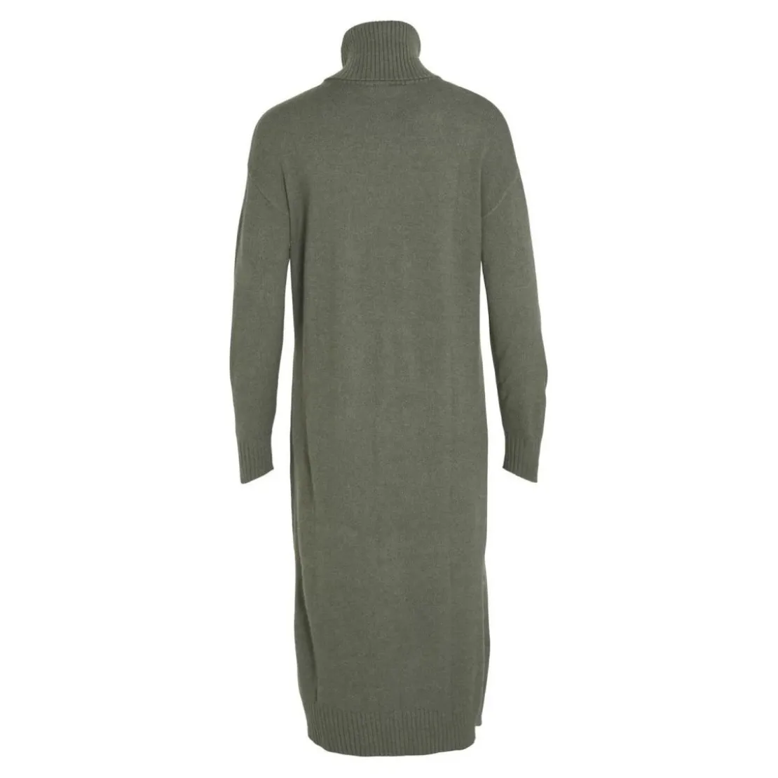 VilaRobe midi manches longues en viscose vert Lou