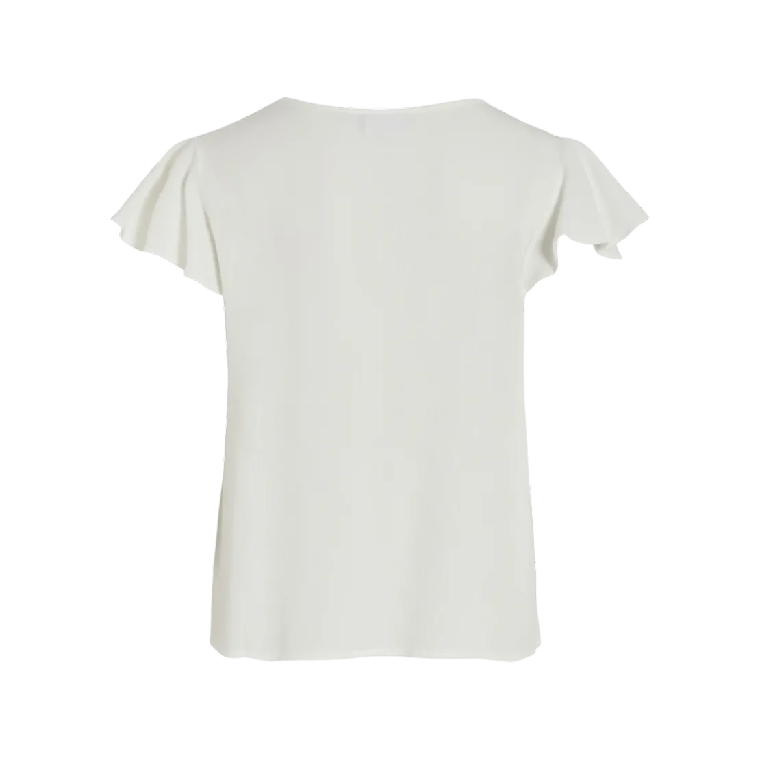 VilaTop manches courtes blanc en viscose Rae