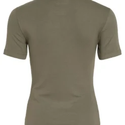 VilaT-shirt col rond manches courtes marron clair Ida