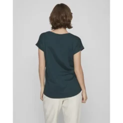 VilaT-shirt col rond turquoise Xena