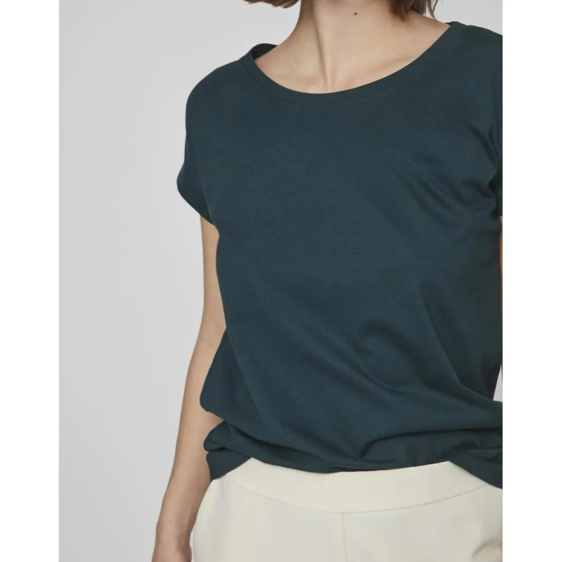 VilaT-shirt col rond turquoise Xena