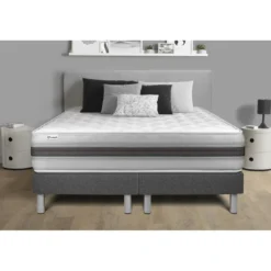 VITALITEnsemble matelas sommiers VITALMEMO BACK Blanc