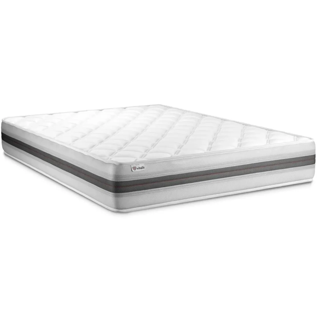 VITALITEnsemble matelas sommiers VITALMEMO BACK Blanc