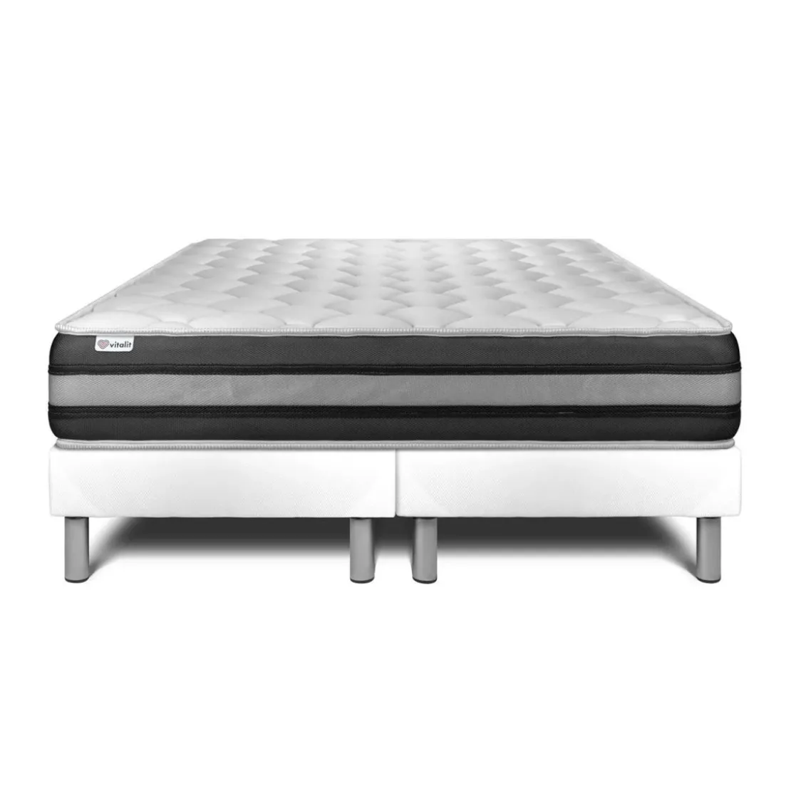 VITALITEnsembles matelas sommiers VITALSPRING ZEN blanc