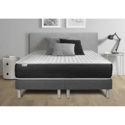 VITALITEnsembles matelas sommiers gris VITALSPRING