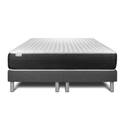VITALITEnsembles matelas sommiers gris VITALSPRING