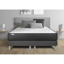 VITALITEnsembles matelas sommiers VITALPOWER gris Foncé