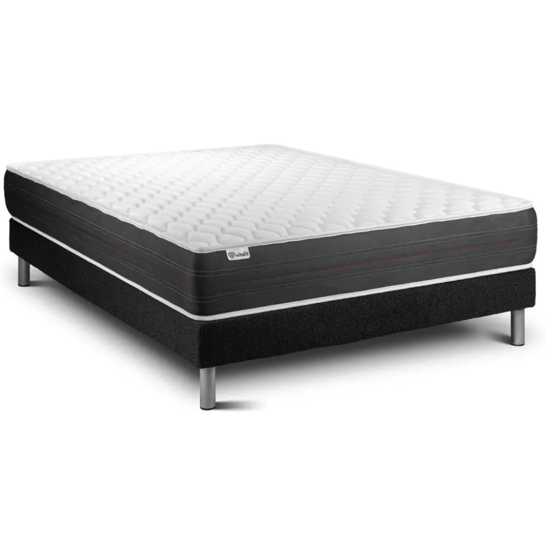 VITALITEnsembles matelas sommiers VITALSPRING noir