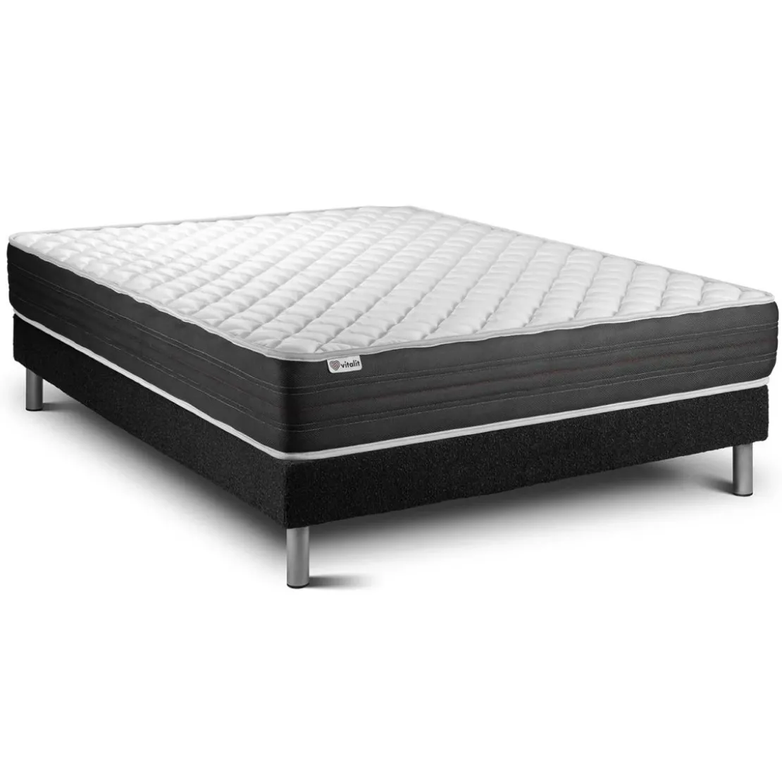 VITALITEnsemble VITALMEMO ONE sommier Kit noir