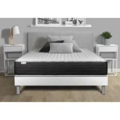VITALITEnsemble VITALMEMO ONE sommier Kit blanc