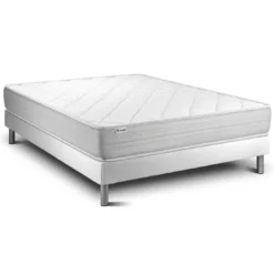 VITALITEnsemble VITALMEMO sommier kit blanc