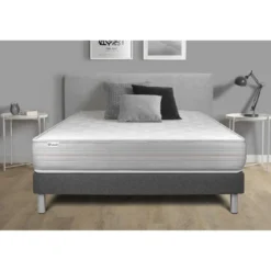 VITALITEnsemble VITALMEMO sommier kit gris