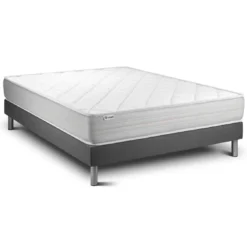 VITALITEnsemble VITALMEMO sommier kit gris
