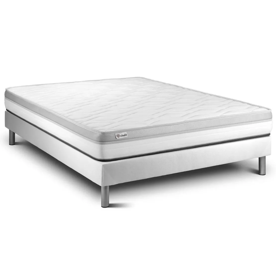 VITALITEnsemble VITAL RELAX sommier Kit blanc