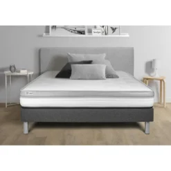 VITALITEnsemble VITAL RELAX sommier Kit gris.