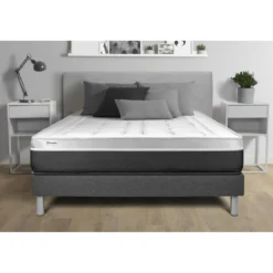 VITALITEnsemble VITAL SOFT sommier Kit gris