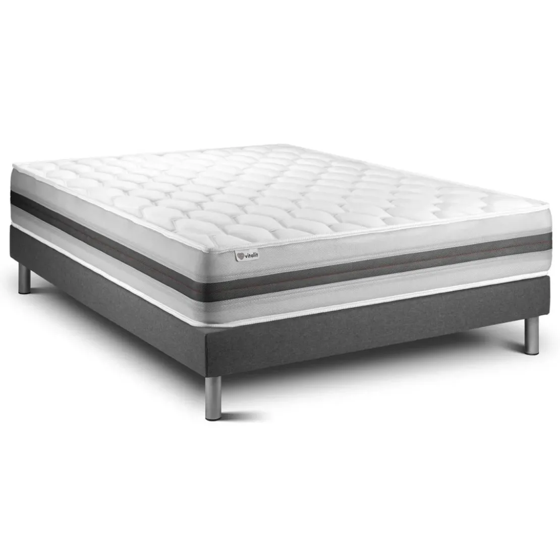 VITALITEnsemble VITALSPRING RECOVERsommier Kit gris