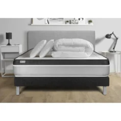 VITALITPack prêt a dormir VITAL ERGO sommier Kit noir