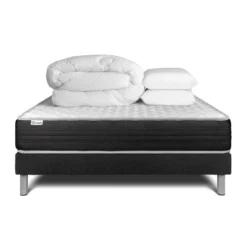 VITALITPack prêt a dormir VITALMEMO ONE sommier Kit noir