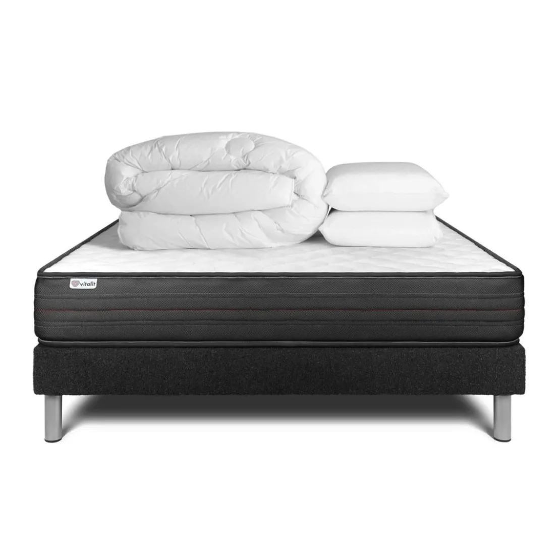 VITALITPack prêt a dormir VITALPOWER sommier Kit noir