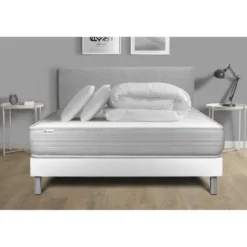 VITALITPack prêt a dormir VITALMEMO sommier Kit blanc