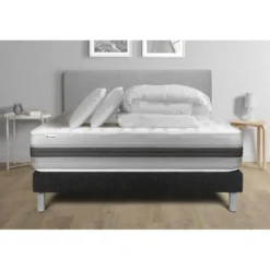 VITALITPack prêt a dormir VITALSPRING RECOVER sommier Kit gris Foncé