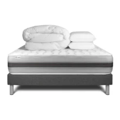 VITALITPack prêt a dormir VITALSPRING RECOVER sommier Kit gris