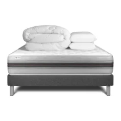 VITALITPack prêt a dormir VITALMEMO BACK sommier Kit gris