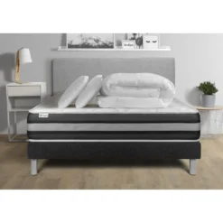 VITALITPack prêt a dormir VITALSPRING ZEN sommier Kit noir