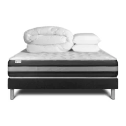 VITALITPack prêt a dormir VITALSPRING ZEN sommier Kit noir