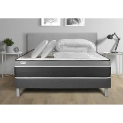 VITALITPack prêt a dormir VITAL CARE sommier Kit gris