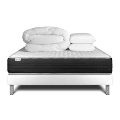 VITALITPack prêt a dormir VITALMEMO ONE sommier Kit blanc
