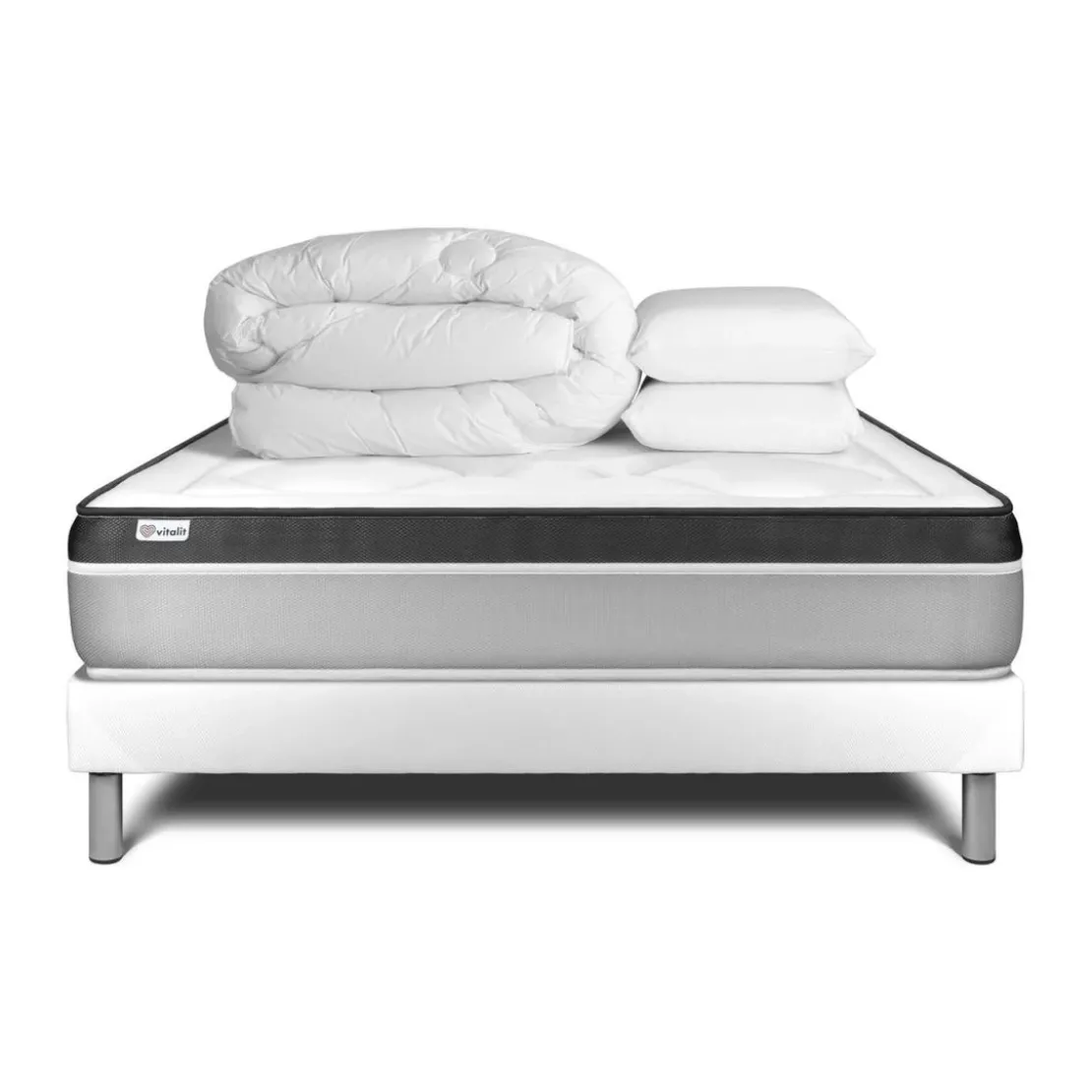 VITALITPack prêt a dormir VITAL ERGO sommier Kit blanc