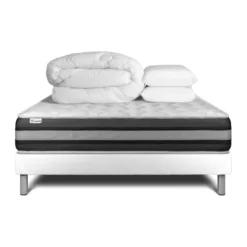 VITALITPack prêt a dormir VITALSPRING ZEN sommier Kit blanc