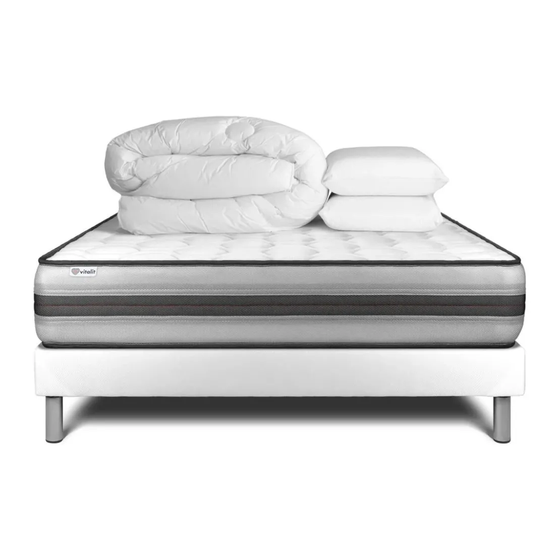 VITALITPack prêt a dormir VITALPOWER RECOVER sommier Kit blanc