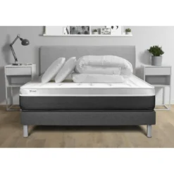 VITALITPack prêt a dormir VITAL SOFT sommier Kit gris