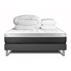 VITALITPack prêt a dormir VITAL SOFT sommier Kit gris