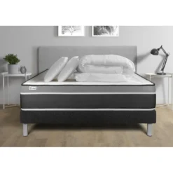 VITALITPack prêt a dormir VITAL CARE sommier Kit noir