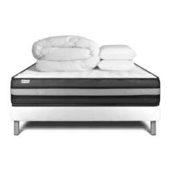 VITALITPack prêt a dormir VITALPOWER ZEN sommier Kit blanc
