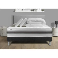 VITALITPack prêt a dormir VITALMEMO BACK sommier Kit noir