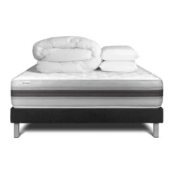 VITALITPack prêt a dormir VITALMEMO BACK sommier Kit noir